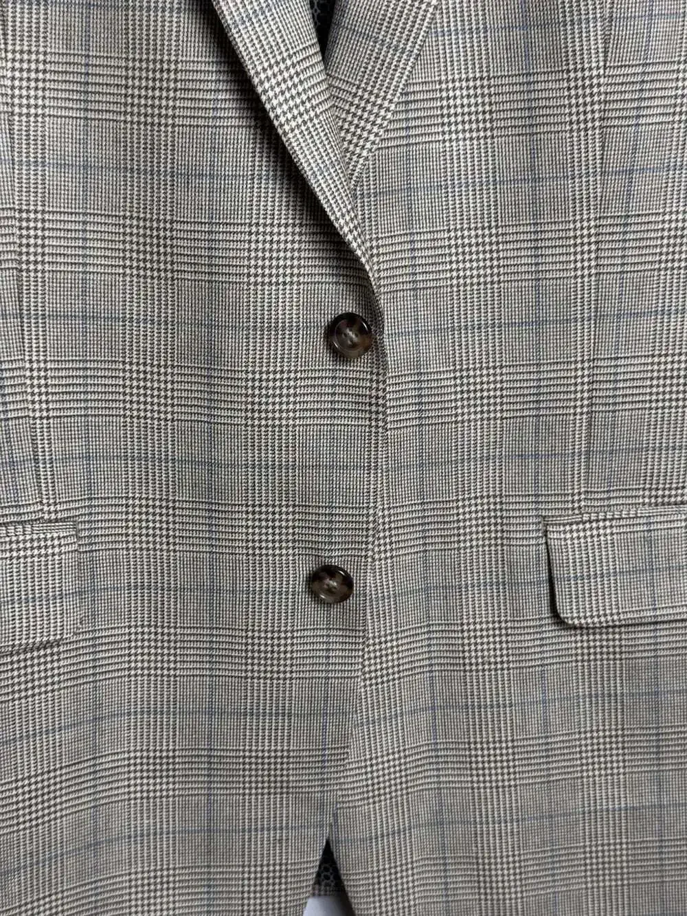 Ralph Lauren Men’s Silk And Wool Plaid Sports Blazer Jacket Size 42 R